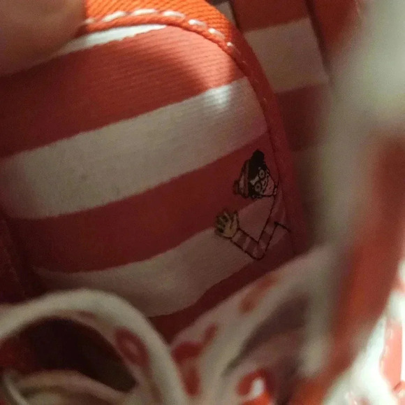 Vans X Where's Waldo International Stripes Old Skool Kids Sneakers Shoes 1.5 - Picture 12 of 14